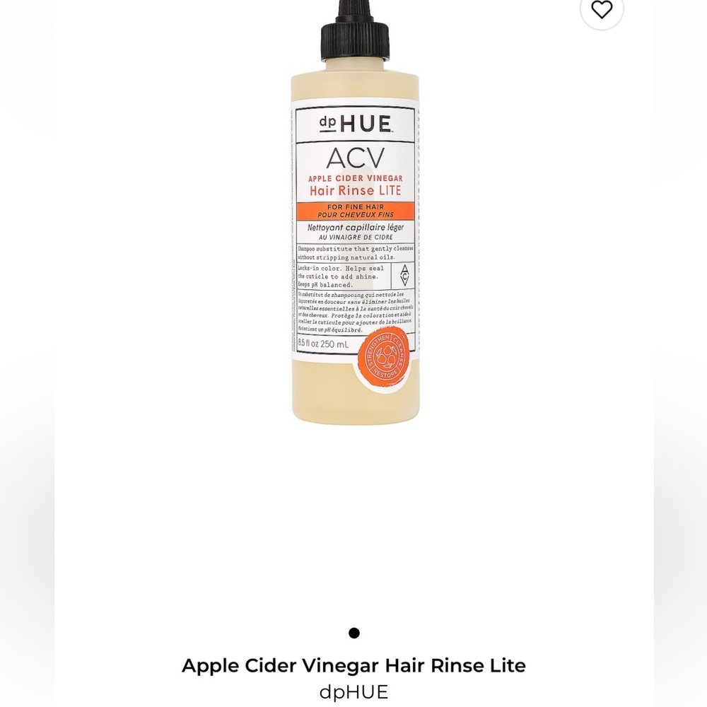 dp HUE ACV Rinse LITE Brand new sealed